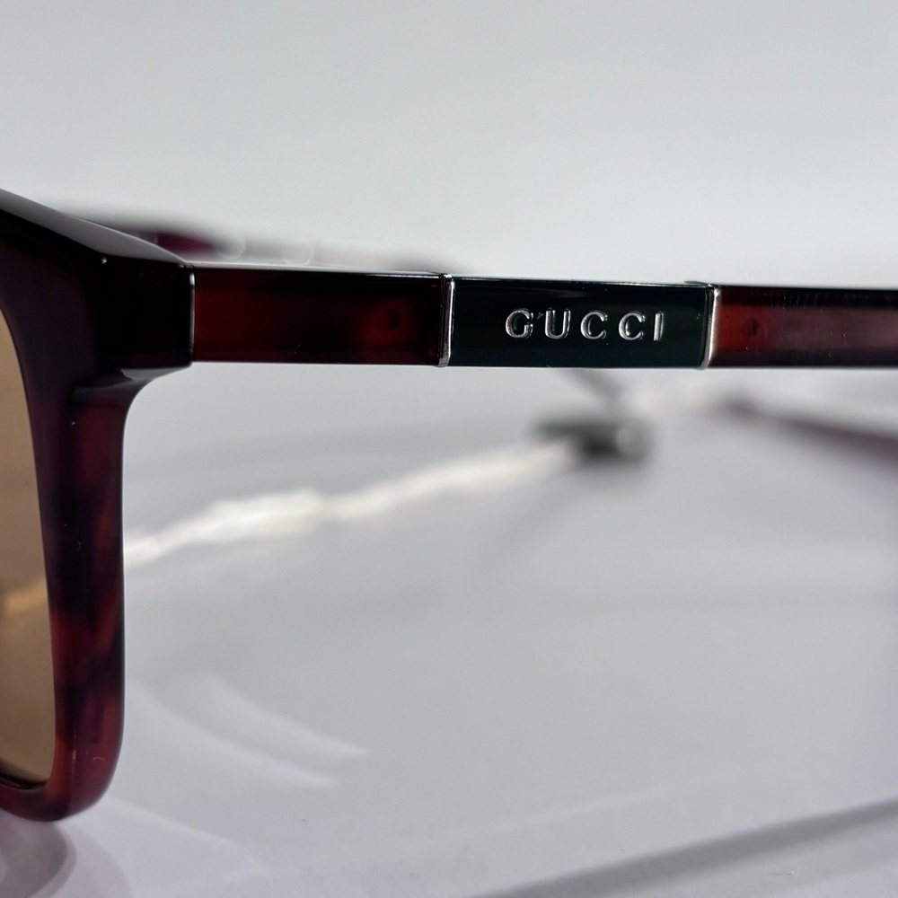 NWT $812 GUCCI  Brown Square Sunglasses GG0843S 003 Unisex - Picture 8 of 17